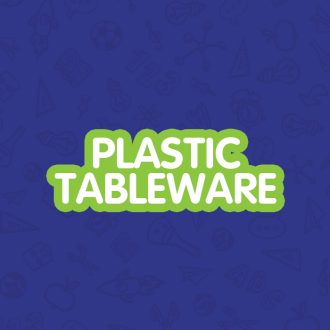 Plastic tableware